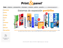 Tablet Screenshot of printandpanel.com